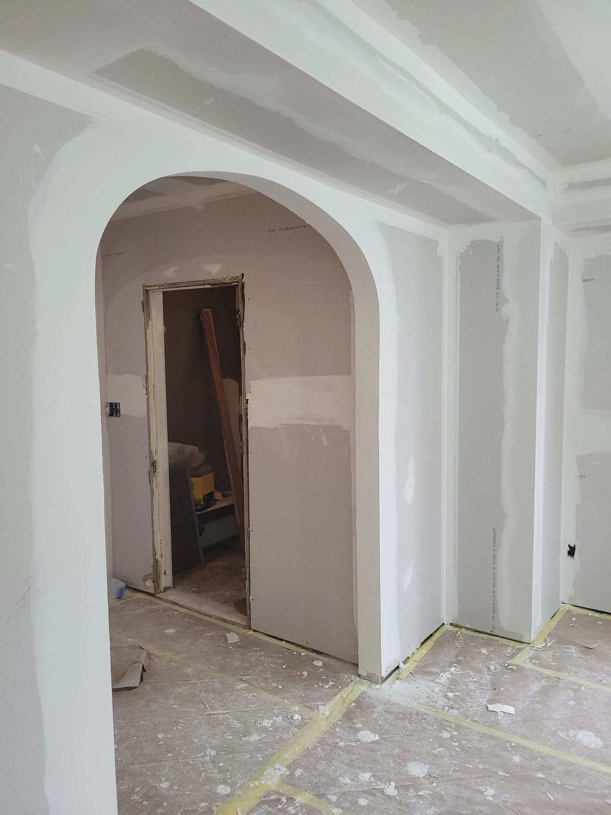 Expert drywall construction project